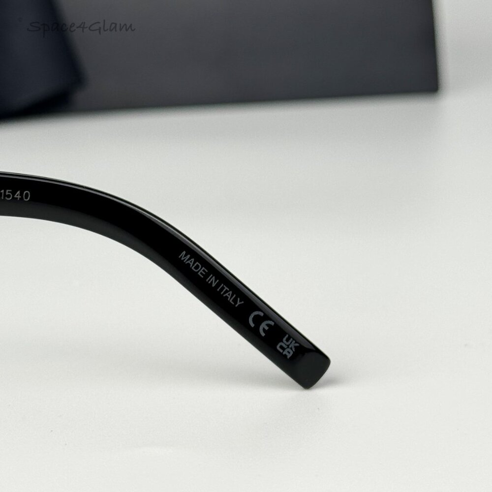 NEW Saint Laurent SLM124 OPT 001 Black Demo Cat Eye Unisex Eyeglasses - Picture 7 of 10